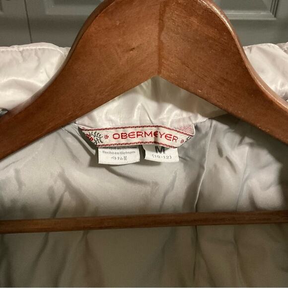 Obermeyer Girls Puffer  Jacket Size M (10-12) Light Gray - Picture 9 of 14